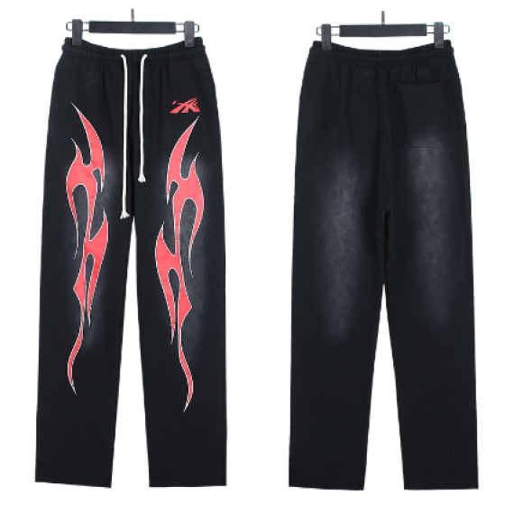 Hellstar Distressed Terry Cloth High Street Retro Sweatpants